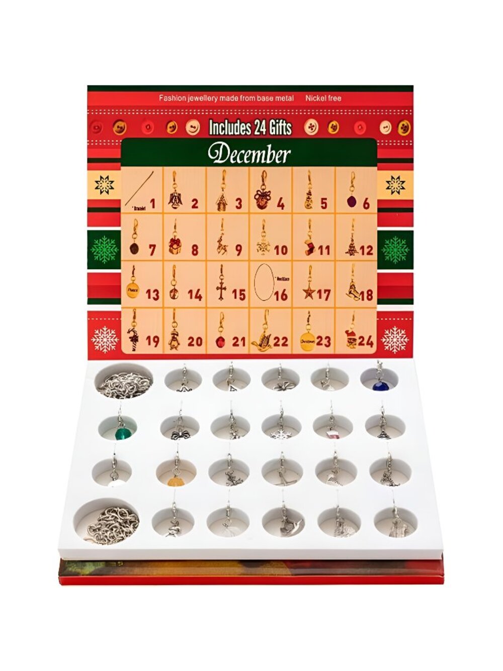 Advent Calendar Christmas Gifts With 22 Charms Christmas Gifts For Girl Kids